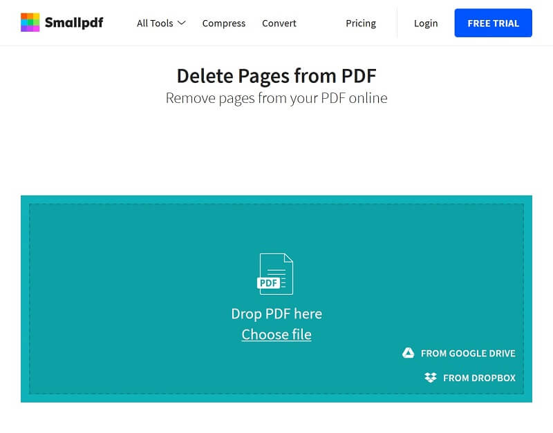 Delete pages