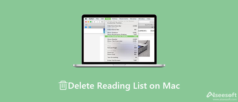 Smazat seznam čtení na Macu