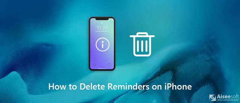 Radera påminnelser på iPhone
