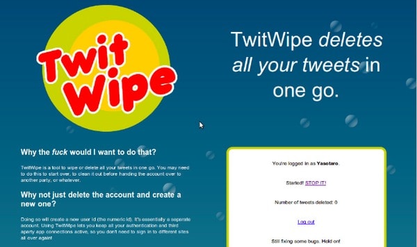 Twitwipe