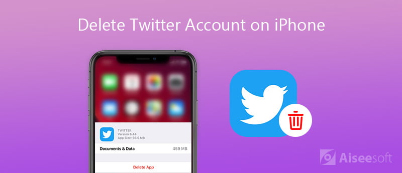 Elimina account e dati Twitter