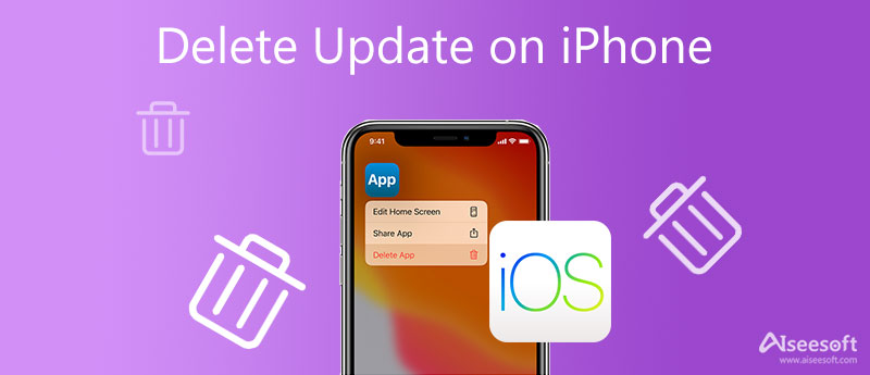 Slett oppdatering på iPhone