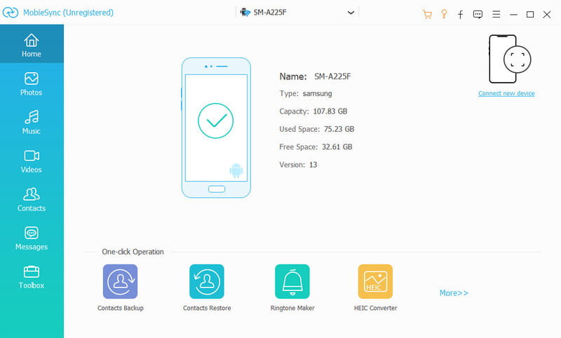 Aiseesoft MobieSync Download Connect Device