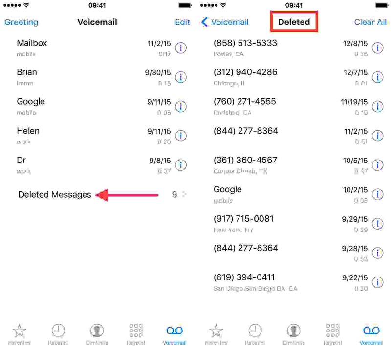 Delete Voicemails Permanently