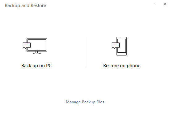 Maak een back-up op pc