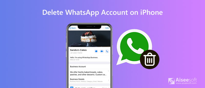 Elimina l'account WhatsApp su iPhone