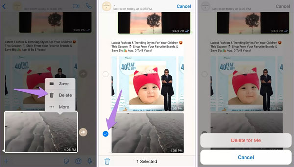 Удалить WhatsApp Photos iPhone