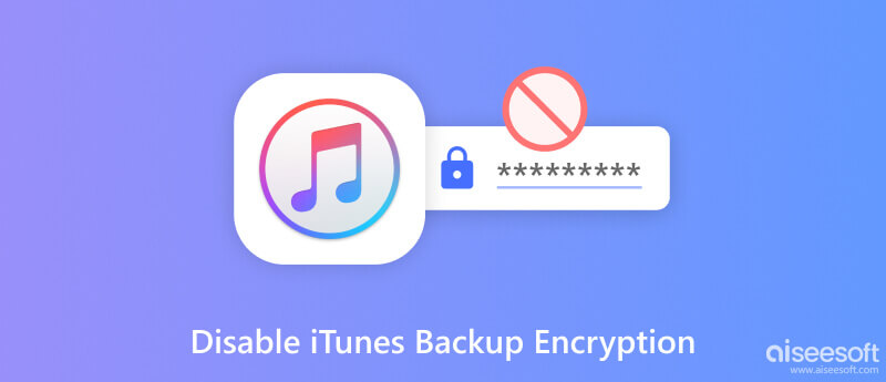 iTunes Yedekleme Şifrelemesini Devre Dışı Bırak