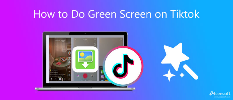 Doe groen scherm op TikTok