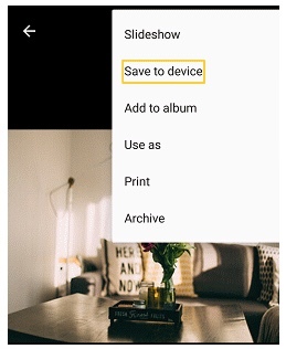 Download a Picture from Google Photos