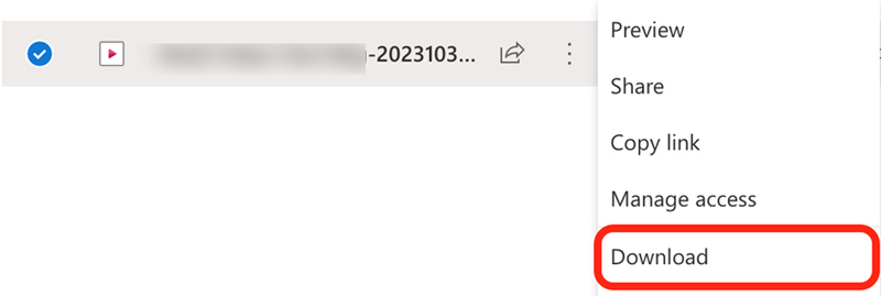 Download A Teams Recording As Mp4 Onedrive