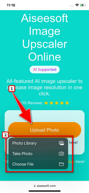 Upload Image to Upscale