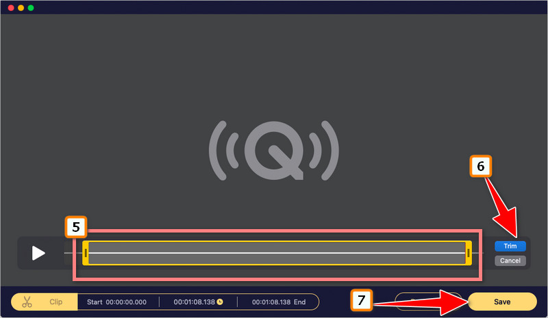 Trim Clip and Save
