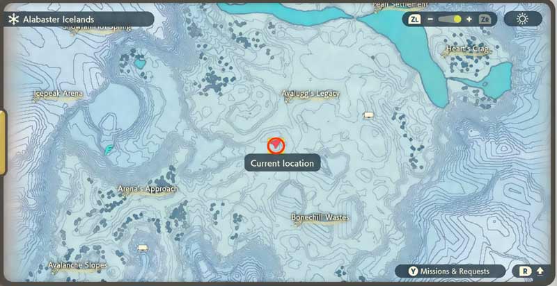 Find Ice Rock i Alabaster Islands