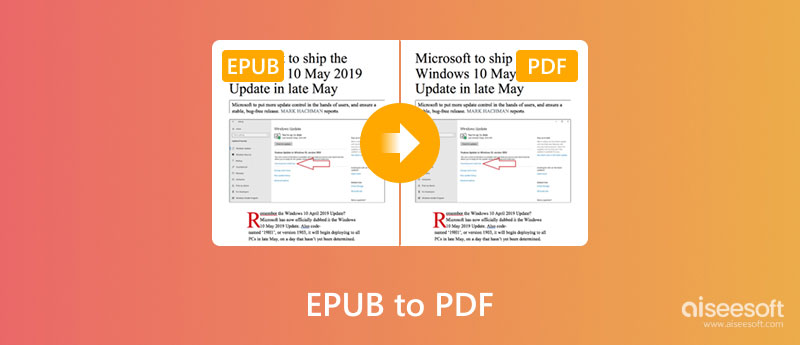 EPUB to PDF