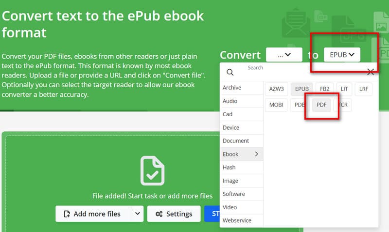 Online Convert Choose Pdf