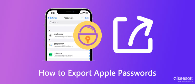 Esporta password Apple