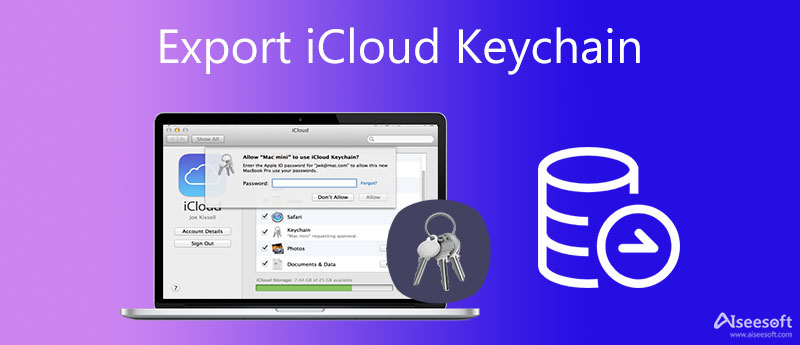 Exportujte iCloud Keychain