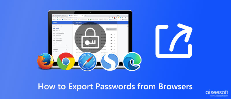 Exporteer wachtwoorden uit browsers
