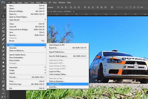 File export render video