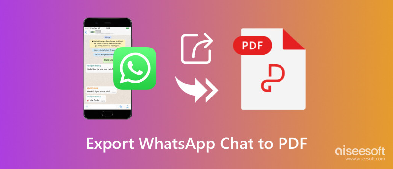 Export WhatsApp Chat to PDF