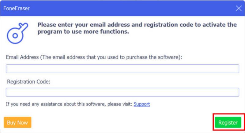 Enter Email And Code