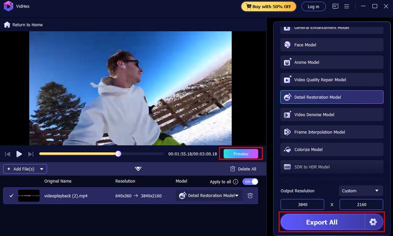Preview And Export Video
