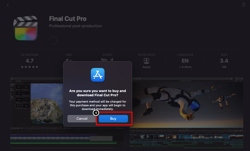 does final cut pro free trial have watermark