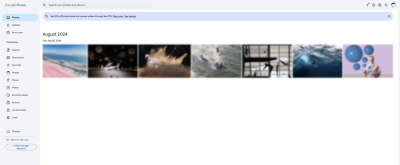 Find Backed Up Photos On Google Web