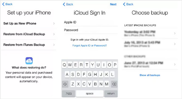 A Safari iPhone törölt előzményeinek helyreállítása az iCloudból