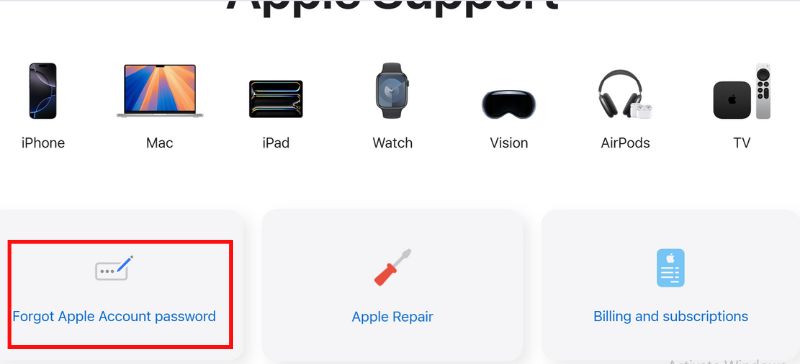 Contact Apple Support