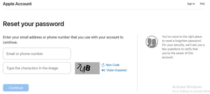 Forgot Apple Id Password