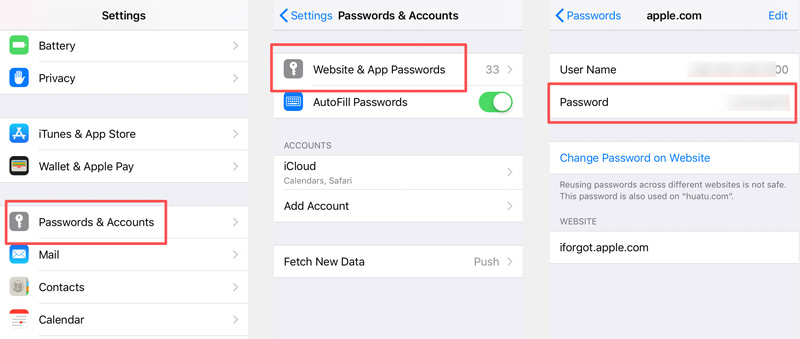 Check Saved Passwords On Safari Iphone Settings