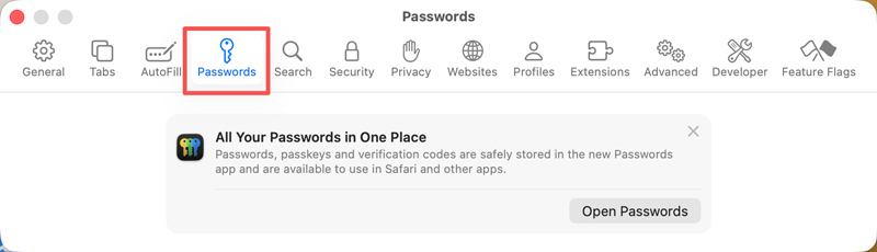 Go To Passwords On Mac