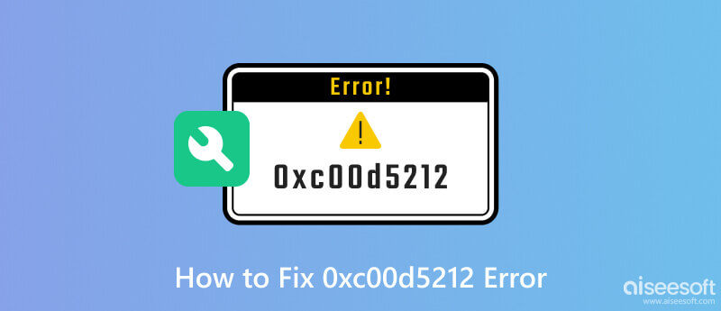 Correggi l'errore 0xc00d5212