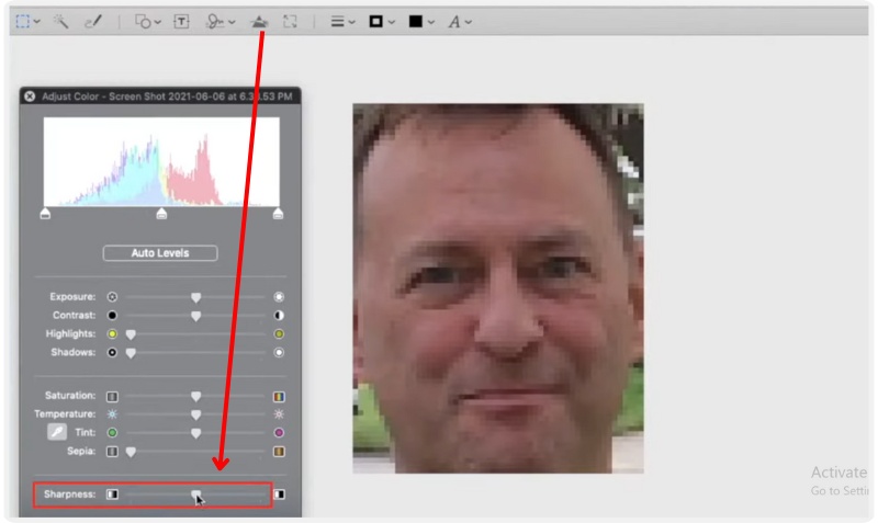 Adjust Video Sharpness