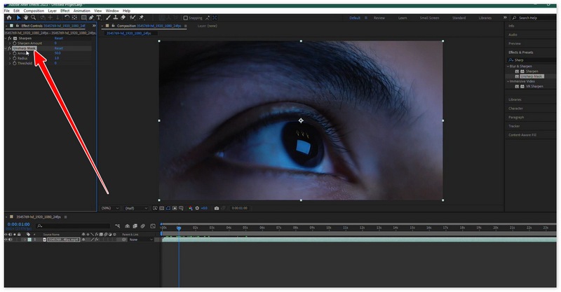 Dostosuj ustawienia w programie After Effects