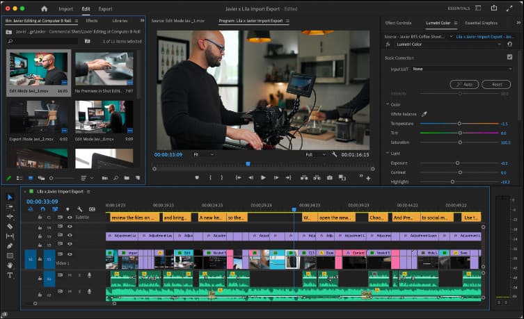 Az Adobe Premiere Pro