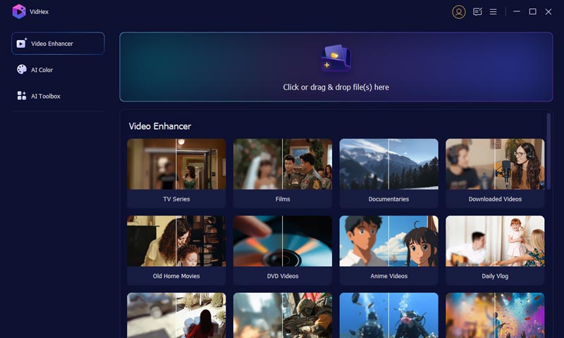open-vidhex-ai-video-enhancer