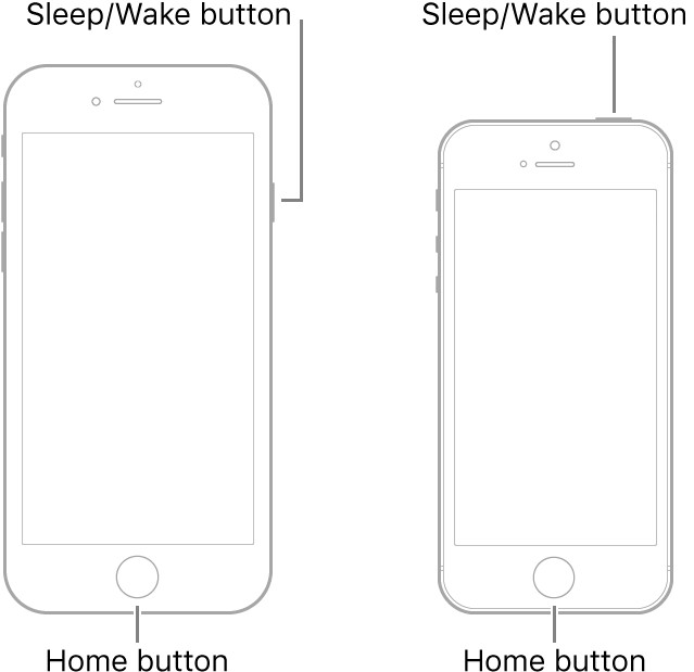 Stäng av iPhone6 ​​och tidigare