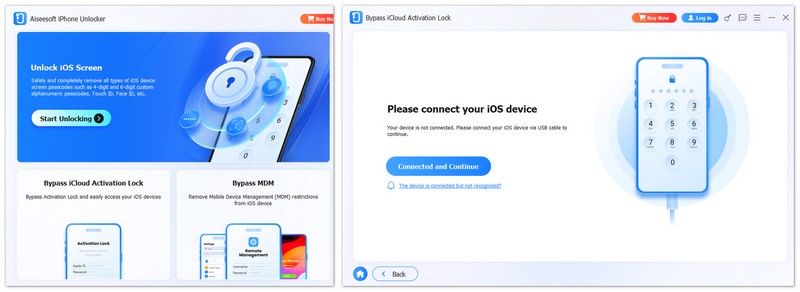 Choose Bypass Activation Lock And Connect