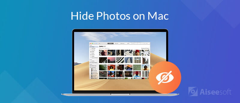 Skjul / lås bilder på Mac
