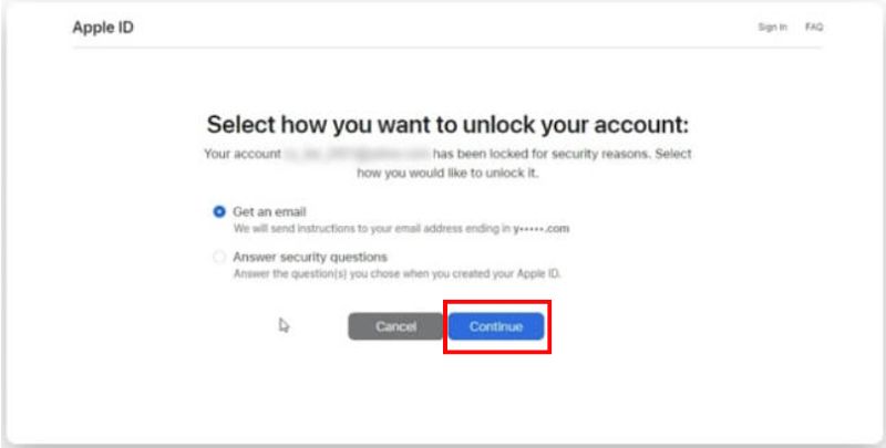 Enter ID And Continue
