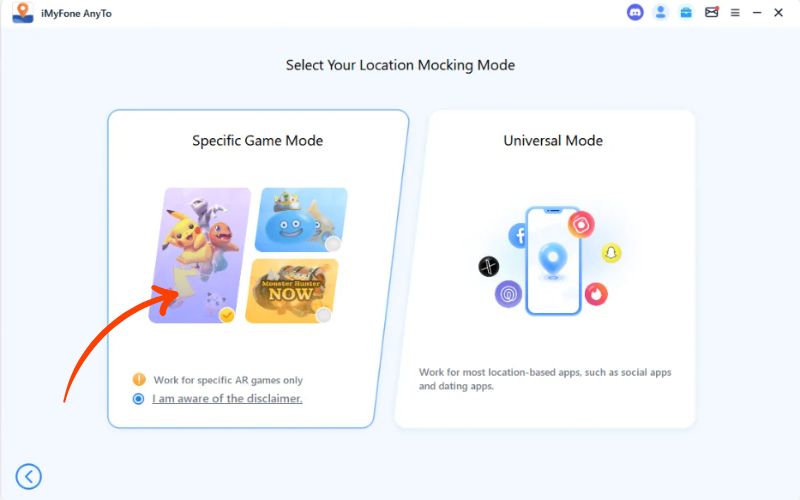 Choose Specific Game Mode