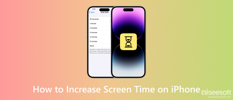 Увеличьте время экрана на iPhone