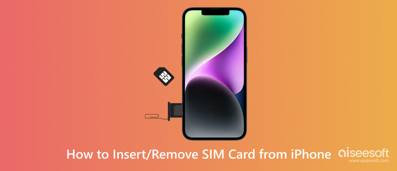 Sett inn Fjern SIM-kortet fra iPhone