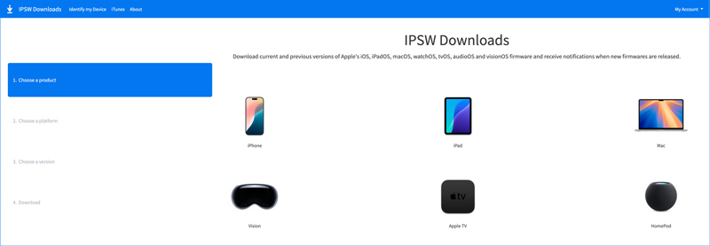 IPSW File Downloads