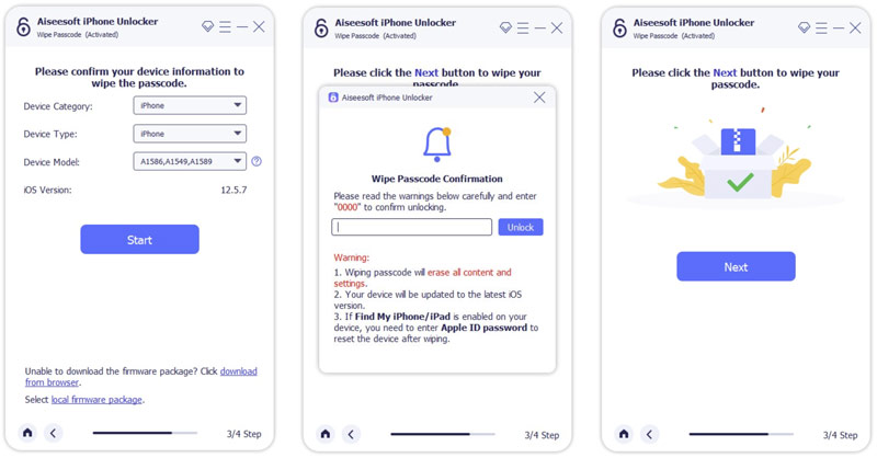 Wipe Passcode Unlock Iphone