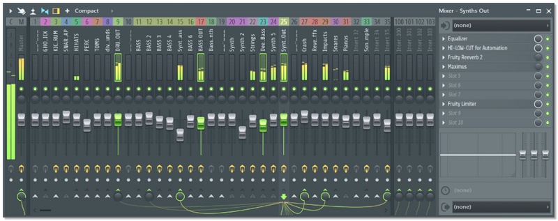 Add Fruity Stereo Shaper in FL Studio