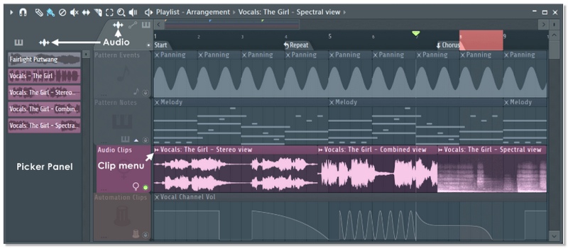 Assign Audio Clip in FL Studio for Vocal Isolation